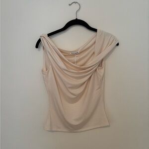 NWT Reformation Cream Sleeveless Top